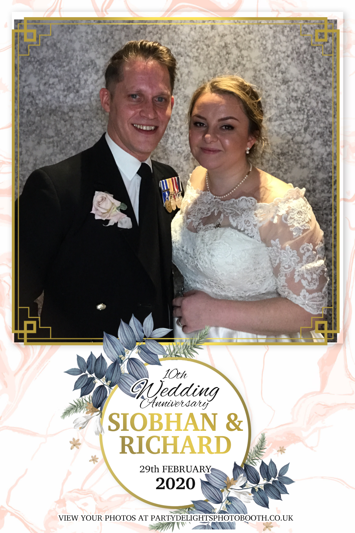 Siobhan and Richards Vow renewal  | View more photos from the event at gallery.partydelightsphotobooth.co.uk/u/PartyDelightsPhotoBooth/Siobhan-and-Richards-Vow-renewal